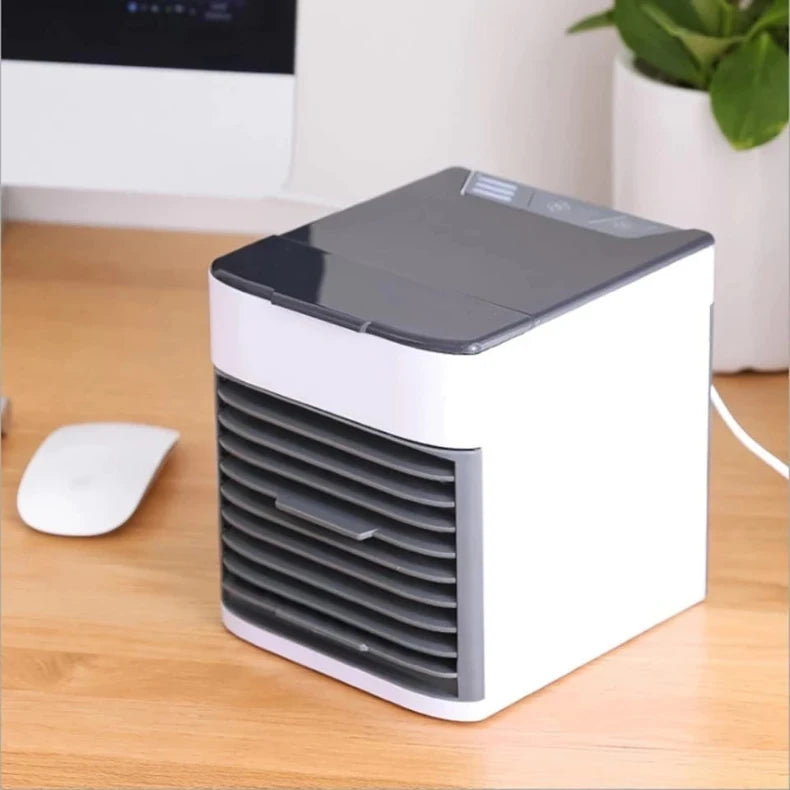 Mini Ar Condicionado Portátil Arctic Air Cooler Umidificador Luz Led USB/Ar Puro