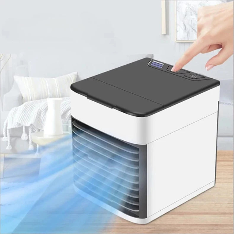 Mini Ar Condicionado Portátil Arctic Air Cooler Umidificador Luz Led USB/Ar Puro